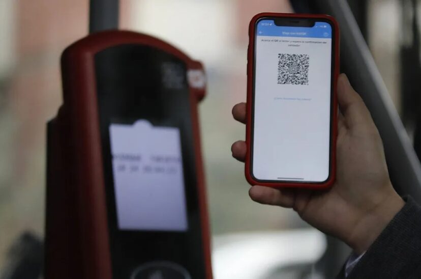 Pago del transporte público con QR