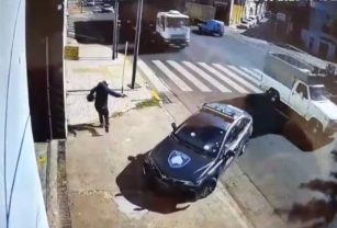 robo y tiroteo Barracas