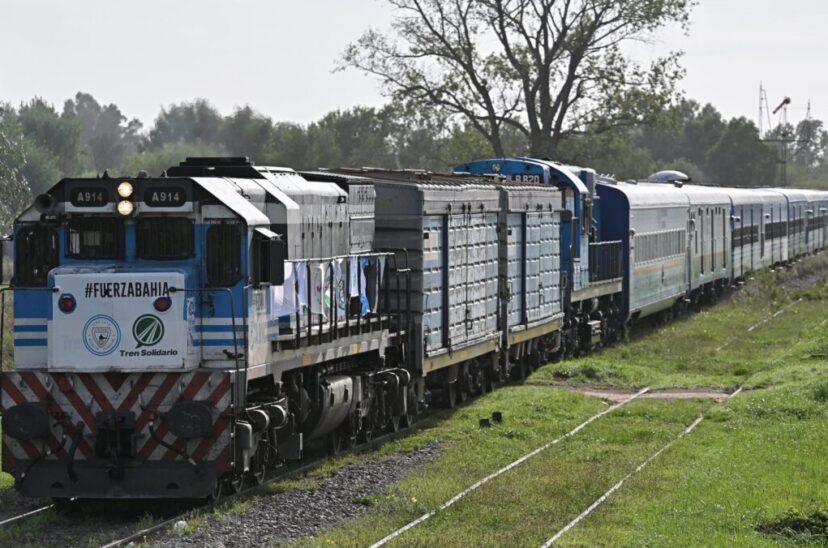 Tren solidario a Bahía Blanca