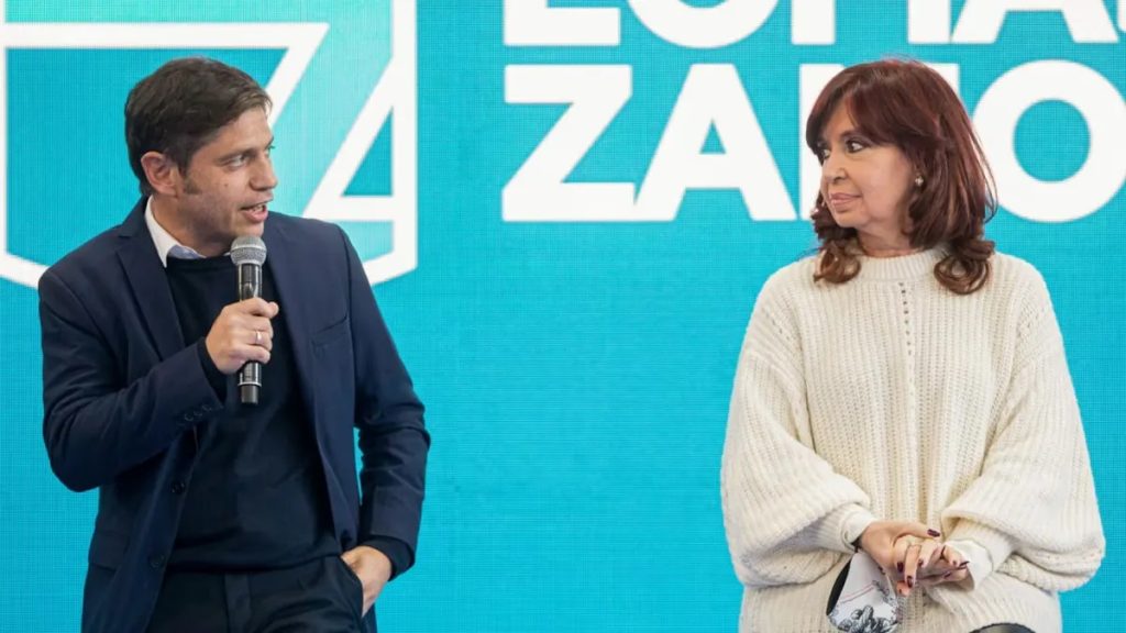 Kicillof y Cristina Kirchner