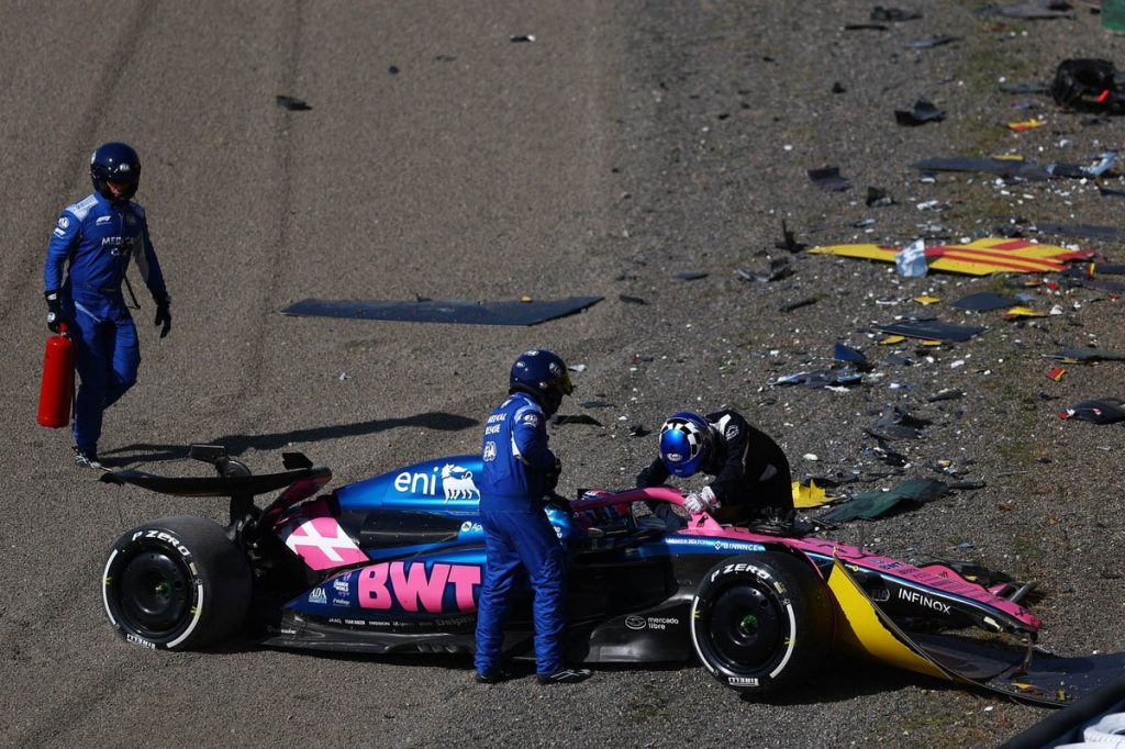 doohan accidente alpine