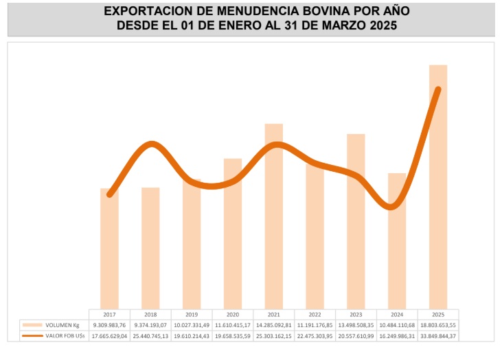 exportaciones carne vacuna paraguay