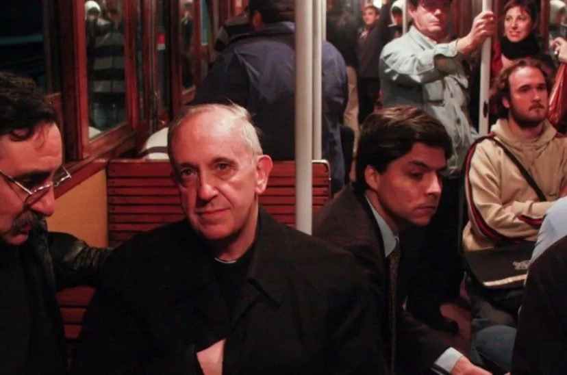 papa francisco subte