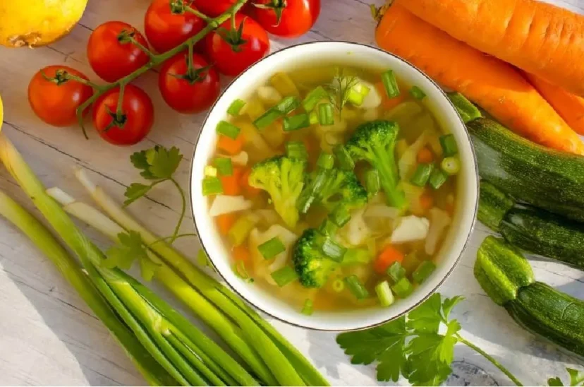 Caldo de verduras - resfrío