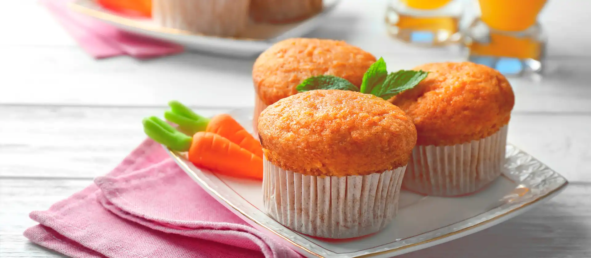 muffins de zanahoria