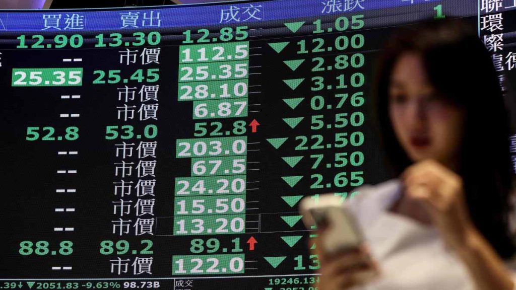 wall street y asia derrumbe bursatil
