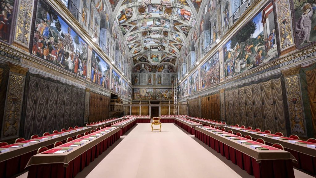 Capilla Sixtina lugar Cónclave.