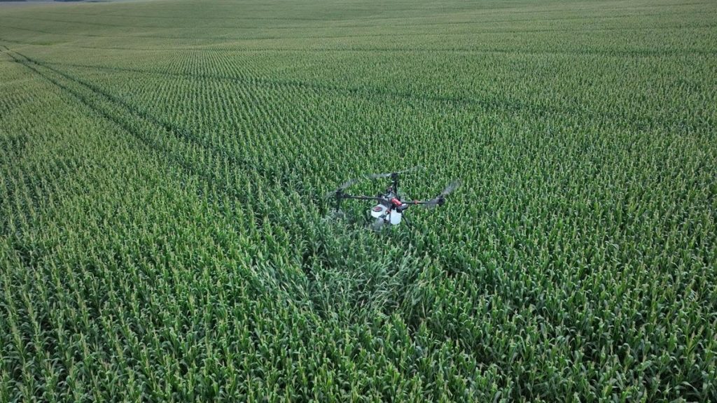 dron case ih maquinaria agrícola