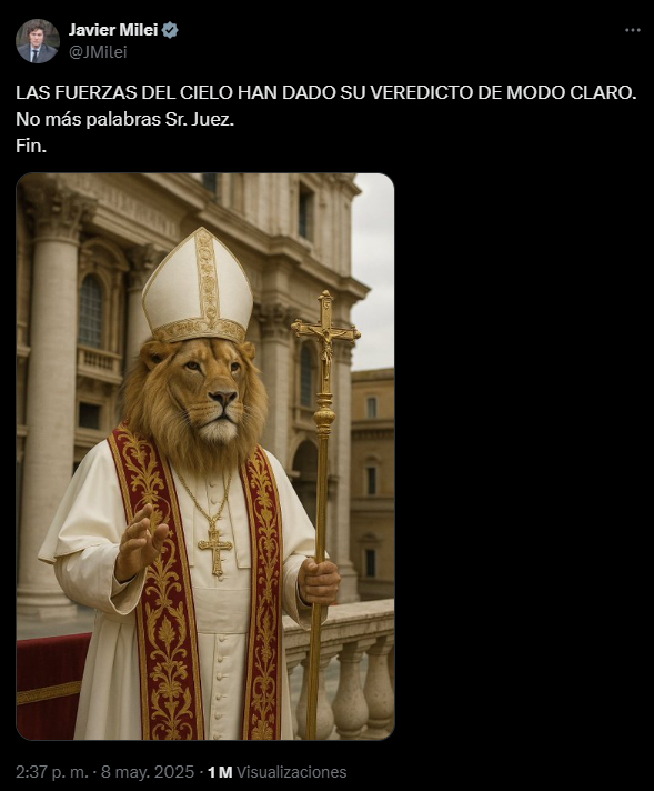 leon xiv milei