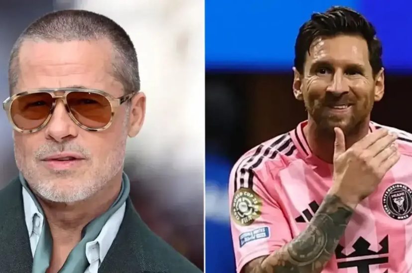 Brad Pitt sobre Messi