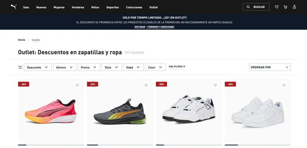 outlet de Puma