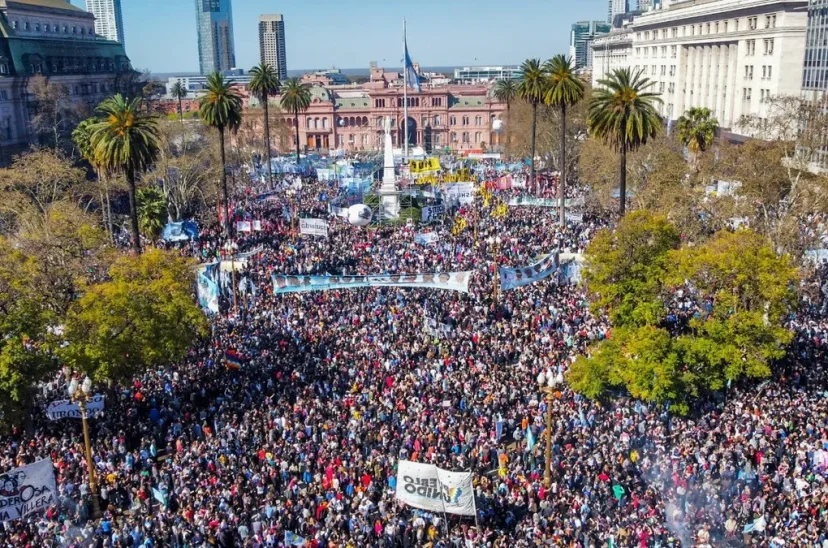 marcha por Cristina