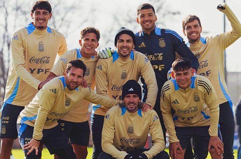 Selección Argentina entrenamiento
