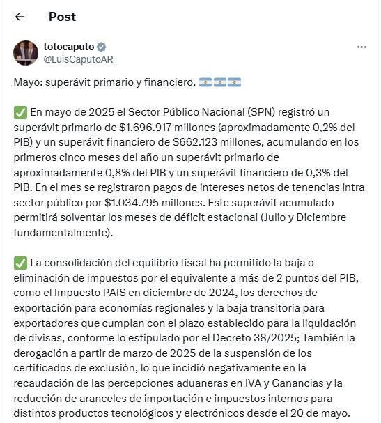 superávit fiscal