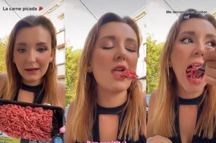 carne cruda TikTok