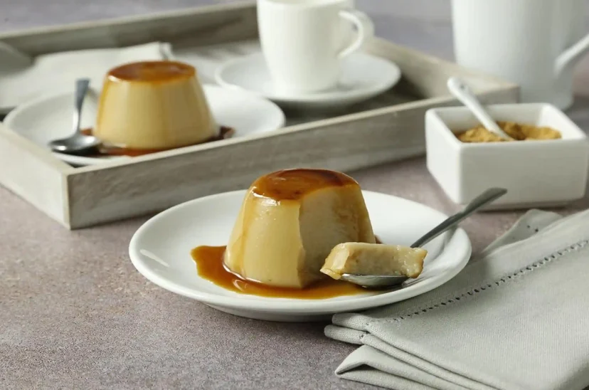 Flan sin huevo