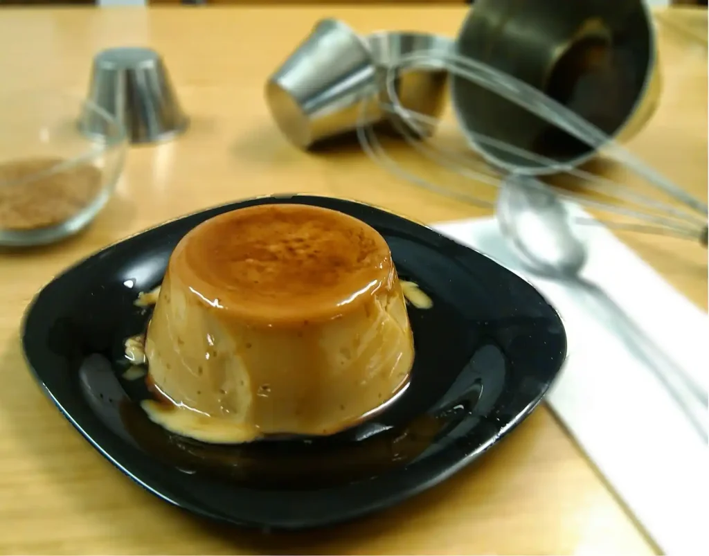 Flan sin huevo