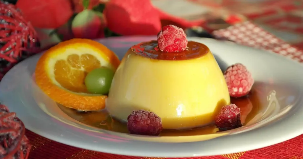 Flan sin huevo