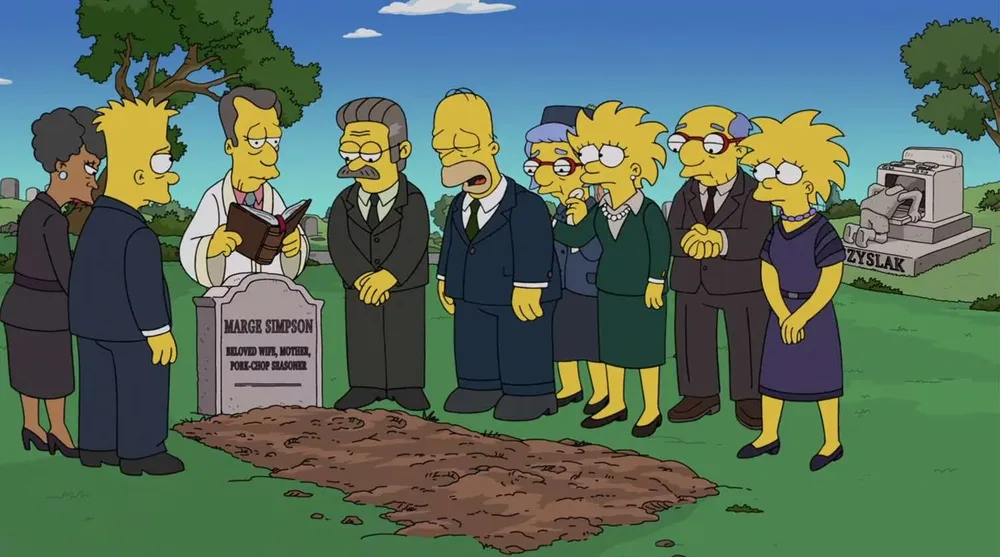 los simpson muere marge simpson