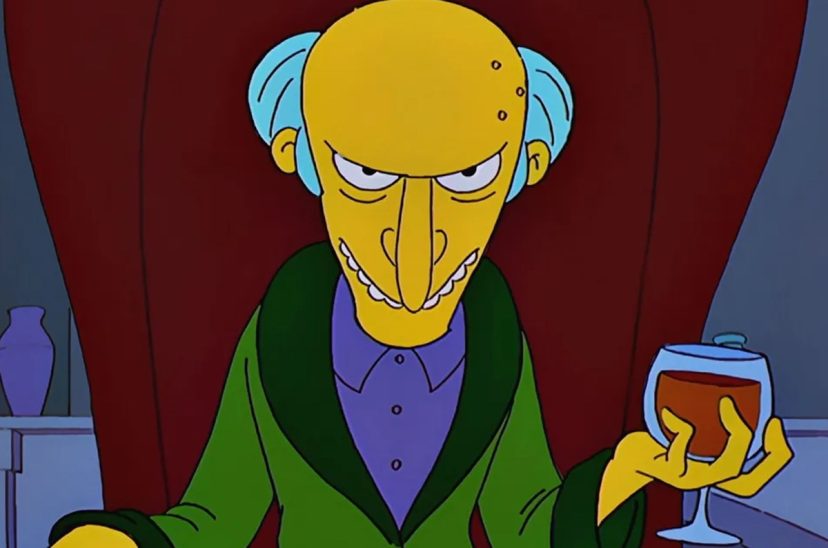 los simpson señor burns