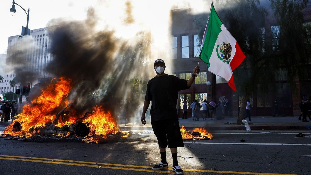 protestas los angeles trump
