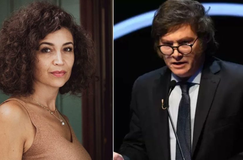 Javier Milei Julia Mengolini