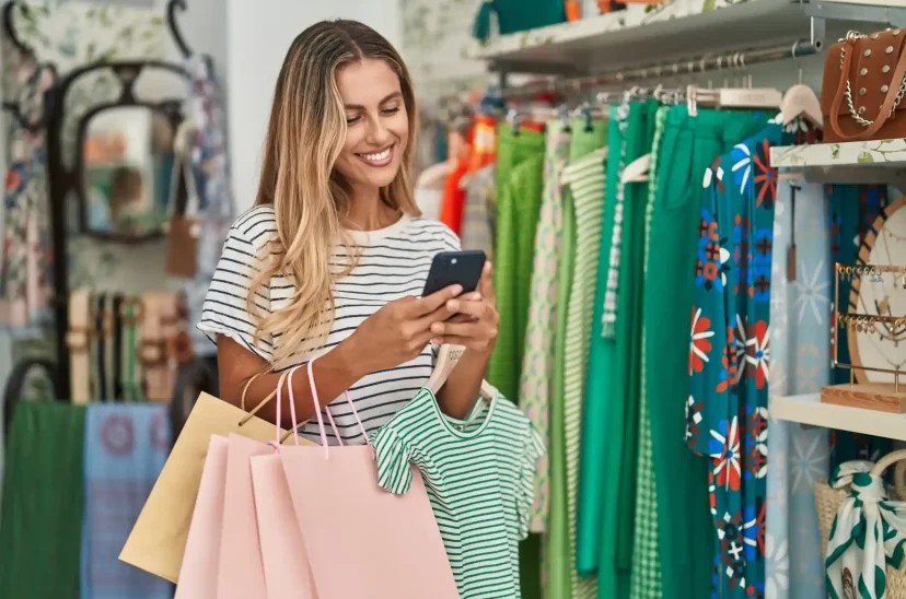 Mujer haciendo compras - Shein