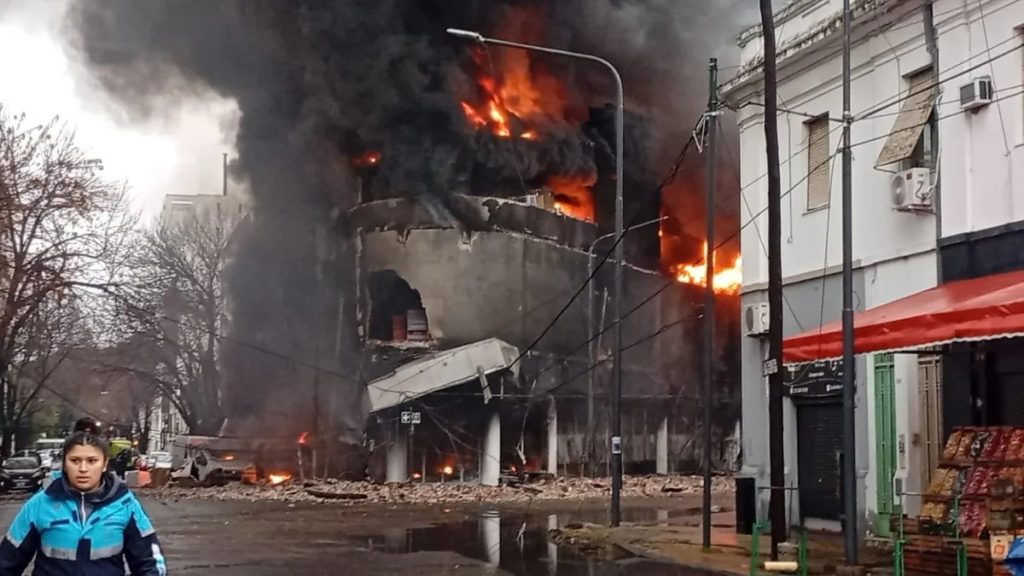 depósito incendio La Plata