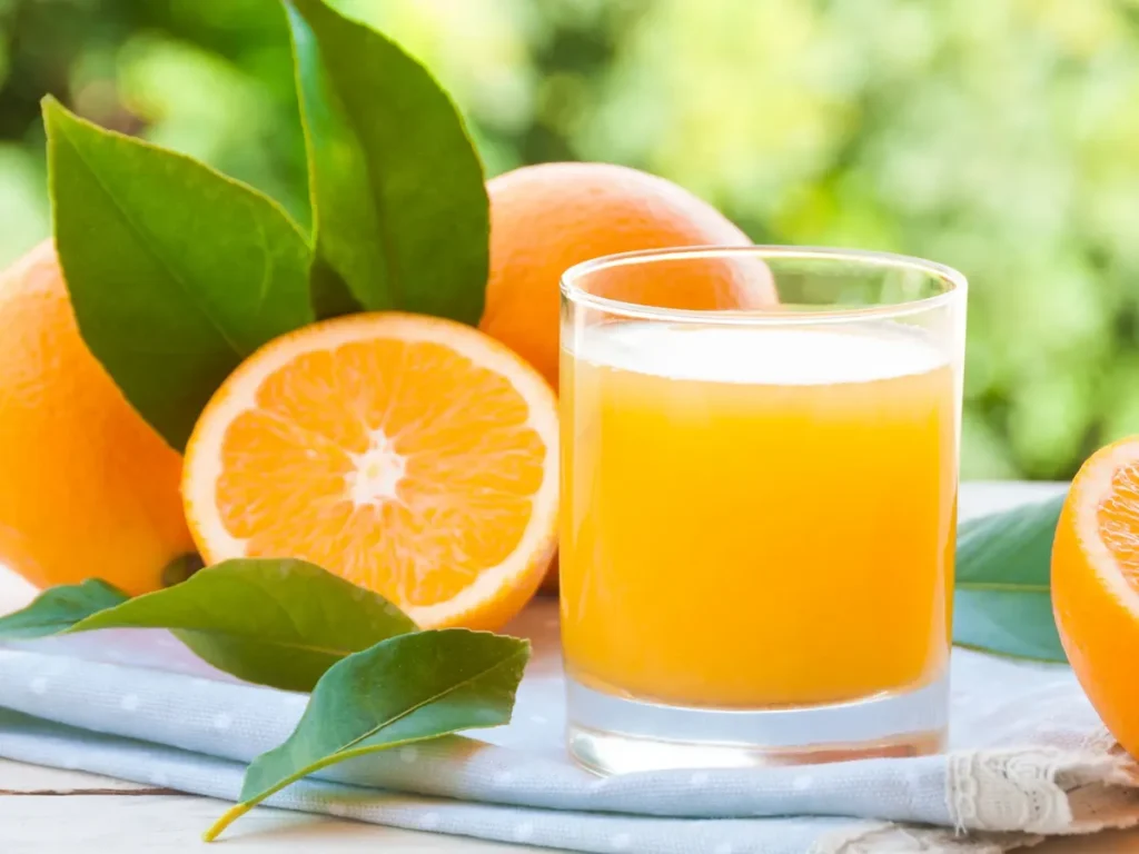 Jugo de naranja - alimentos contra la gripe