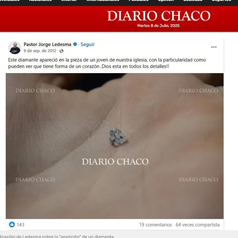 pastor chaco
