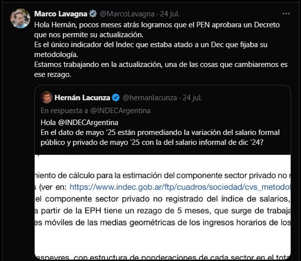 Lacunza Indec