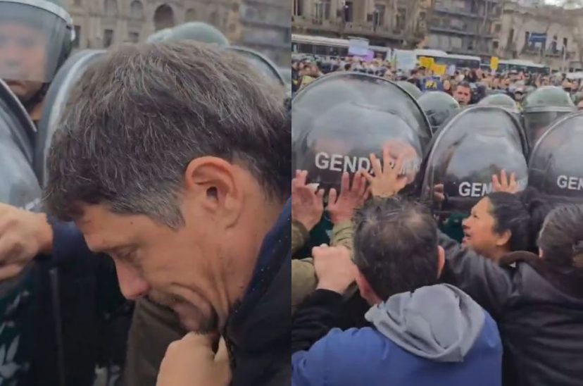 represión congreso discapacidad