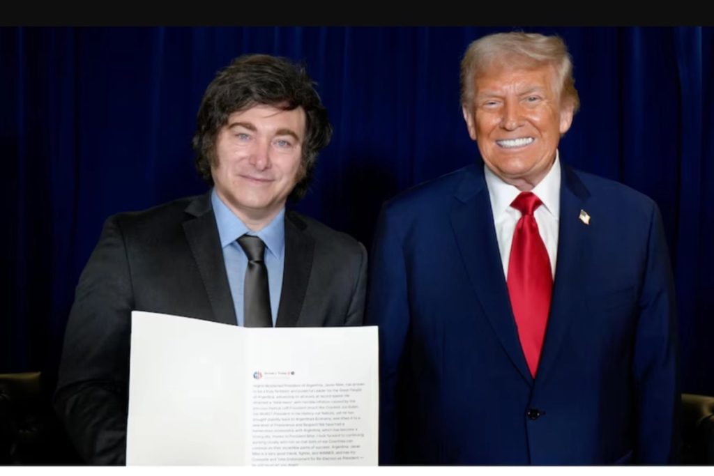 Milei Trump bilateral