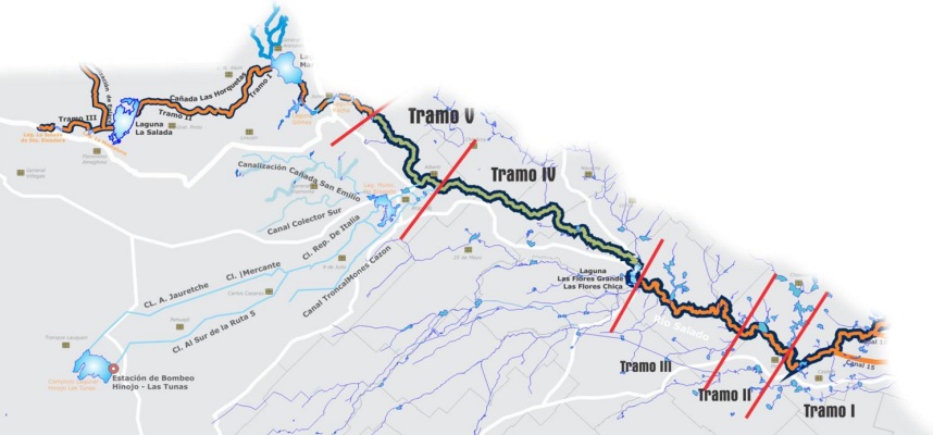 tramos 5 cuenca del salado kirchner