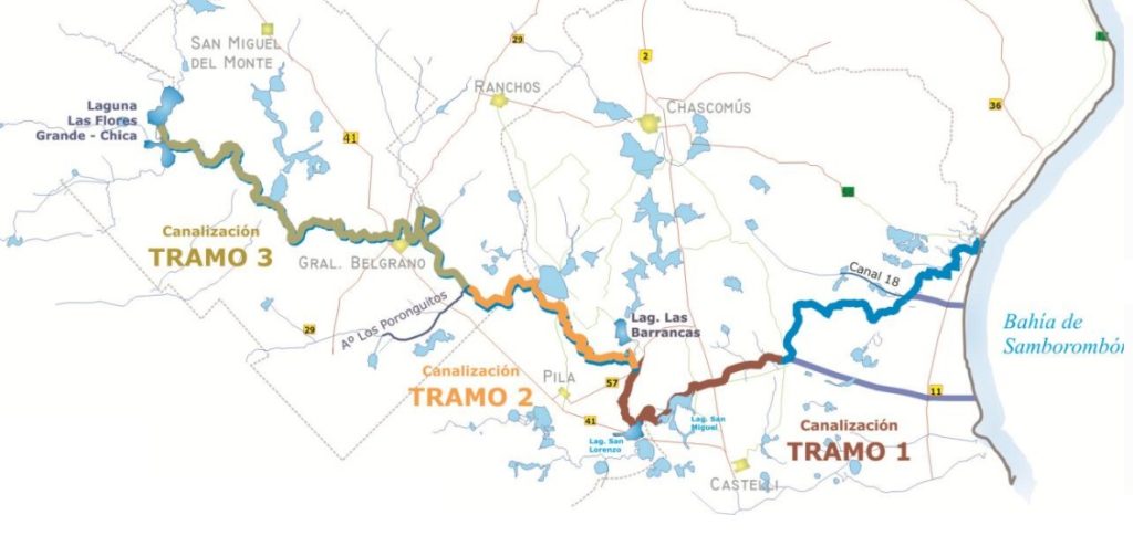 tramos cuenca del salado kirchner