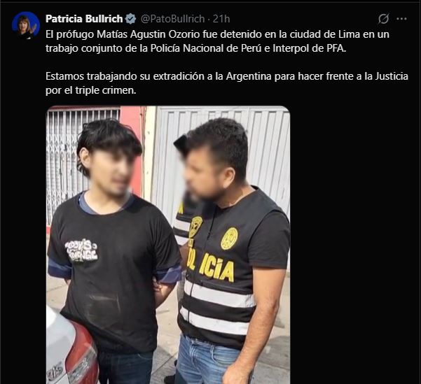 tuit Bullrich malestar